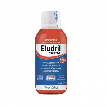 PRODUSE - Eludril Extra apa de gura, 300 ml