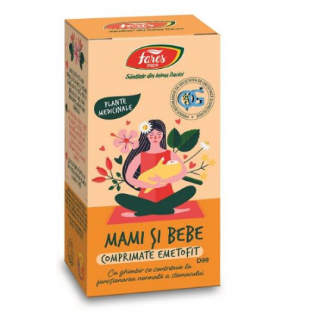 Aștept un bebeluș! - Mami si Bebe Emetofit (D99), 30 comprimate