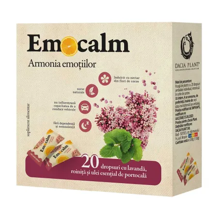 Produse autohtone - Emocalm drops , 20dropsuri