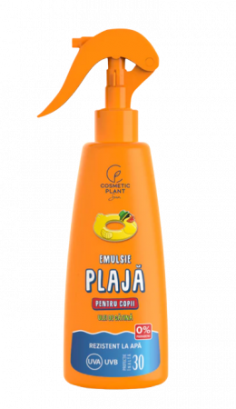 PRODUSE - Emulsie plajă pentru copii rezistentă la apă SPF 30, 200 ml