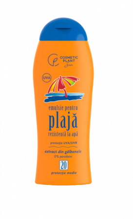 PRODUSE - Emulsie pentru plajă rezistentă la apă SPF 20, 200 ml