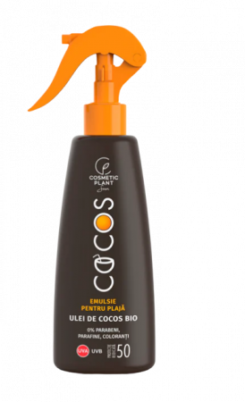 PRODUSE - COCOS Emulsie pentru plajă SPF 50, 200 ml