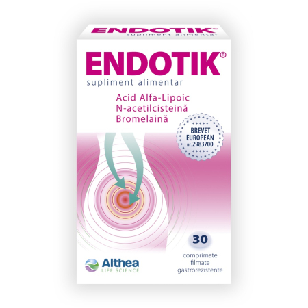 Probiotice, prebiotice si simbiotice - Endotik 30 comprimate gastrorezistente