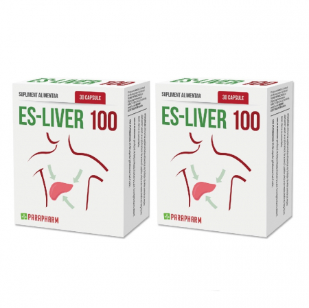 PRODUSE - Es-Liver 100 X 30 Capsule, 1Cut+1Cut Gratis
