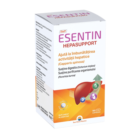 Protectie Solara - Esentin Hepasuport 90 capsule Sun Wave Pharma