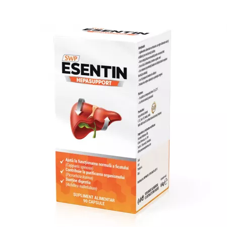 Protectie Solara - Esentin Hepasuport 90 capsule Sun Wave Pharma