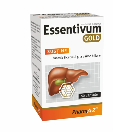 Protectie si Detoxifiere Hepatica - Essentivum Gold 50 capsule, Pharm A-Z