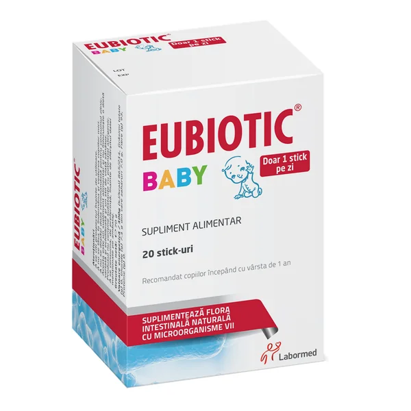 Dermato-Cosmetice - Eubiotic Baby, 10 stickuri