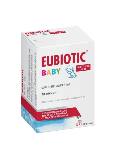 Probiotice, prebiotice si simbiotice - Eubiotic Baby Stickuri 20 bucăți
