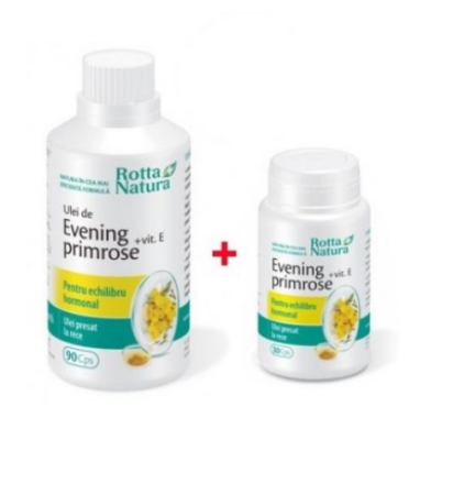 Aparatul Genital - Evening Primrose+Vitamina E 90+30 capsule Rotta Natura