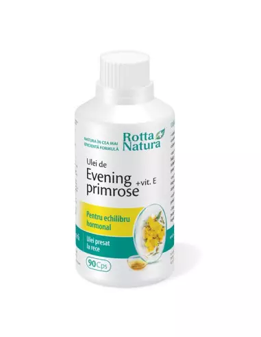 Multivitamine si minerale adulti - Evening Primrose+Vitamina E 90 capsule Rotta Natura
