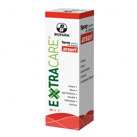 PRODUSE - Extracare spray pentru arsuri, 50 ml