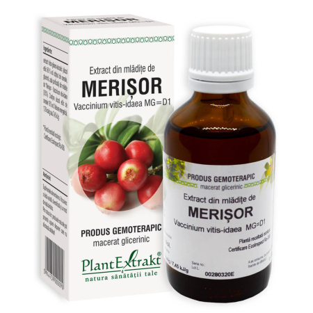 Antiseptici urinari - Extract din mlădițe de merișor 50 ml PLANTEXTRAKT CLUJ