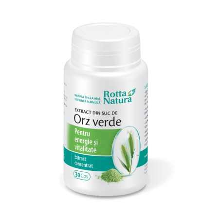 Sucuri si Siropuri Naturale - Extract Din Suc De Orz Verde 30 capsule