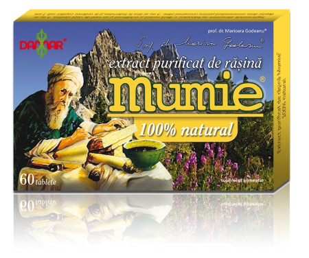 Imunitate adulti - Extract Purificat de Rășină Mumie Damar 60 tablete
