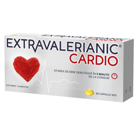 Cardioprotectoare - Extravalerianic Cardio 15 capsule, Biofarm