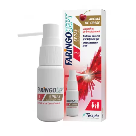 Sistemul Respirator - Faringosept 3Mg/Ml Spray , 30Ml
