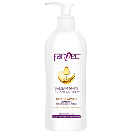 Piele splendida (Creme, Lotiuni, Geluri de dus) - Farmec Balsam de Maini Instant Nutritiv , 150ml