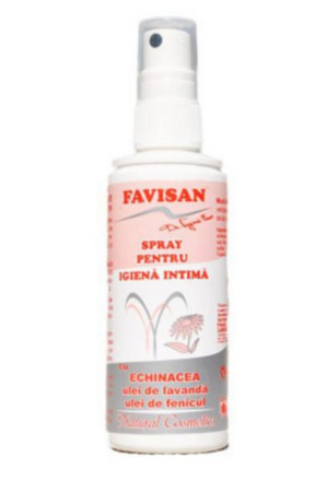 Sistemul Uro-genital - Spray pentru Igiena Intima cu Echinacea Faviintim Favisan, 100ml