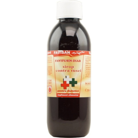 Diabet - Favitusin-Diab sirop contra tusei 250 ml