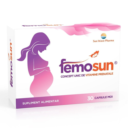 Protectie Solara - Femosun 30 capsule moi, Sun Wave Pharma