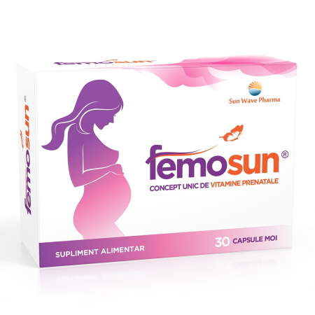 Protectie Solara - Femosun 30 capsule moi, Sun Wave Pharma