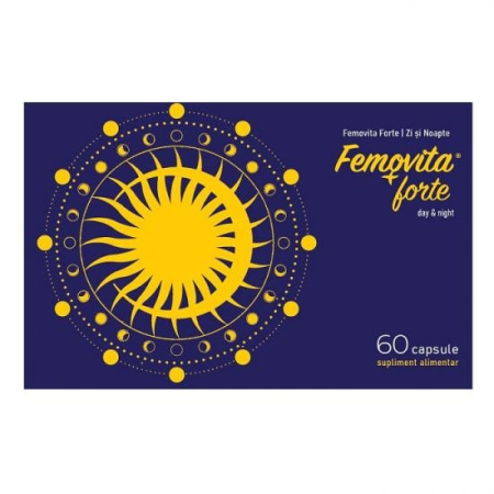 Menopauza si premenopauza - Femovita Forte Zi și Noapte 60 capsule