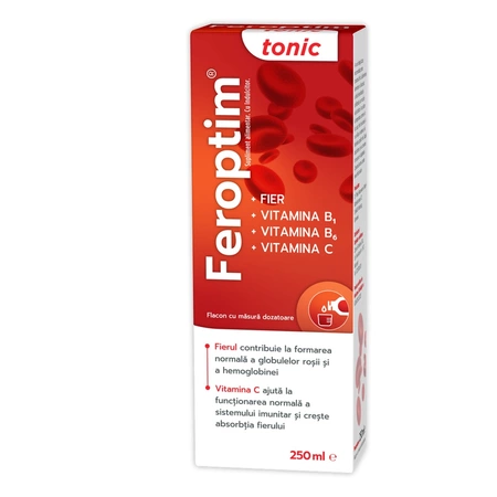 Suplimente Alimentare - Feroptim Tonic X 250 ml Zdrovit