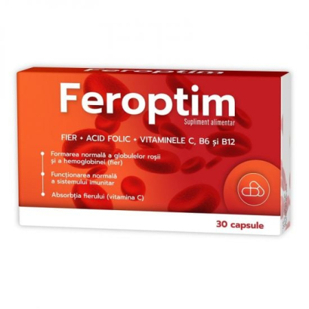 Vitamine Si Suplimente - Feroptim X 30 capsule NATUR PRODUKT