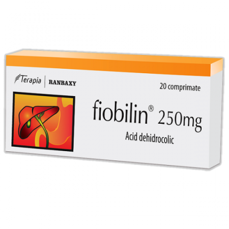 Afectiuni Digestive - Fiobilin 250 Mg, 20 Comprimate