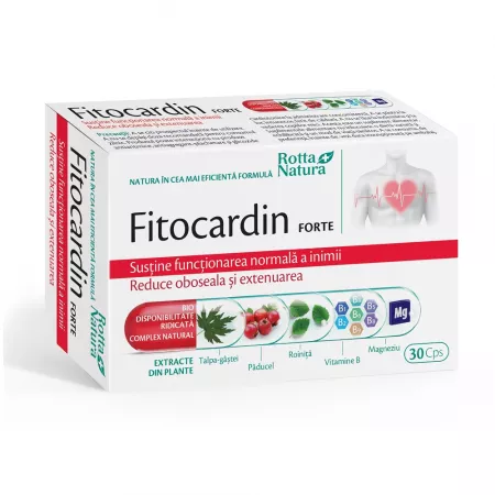 Inima mea - Fitocardin Forte, 30 capsule