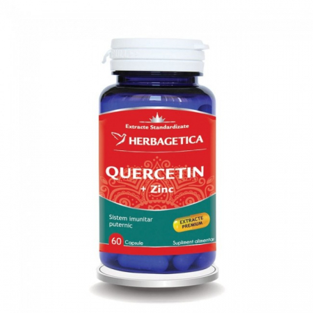 Promoțiile lunii - Quercetin + Zinc, 60 capsule