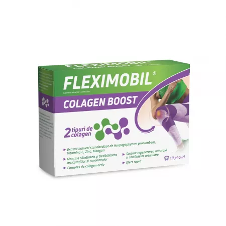 PRODUSE - Fleximobil Colagen Boost , 10 plicuri