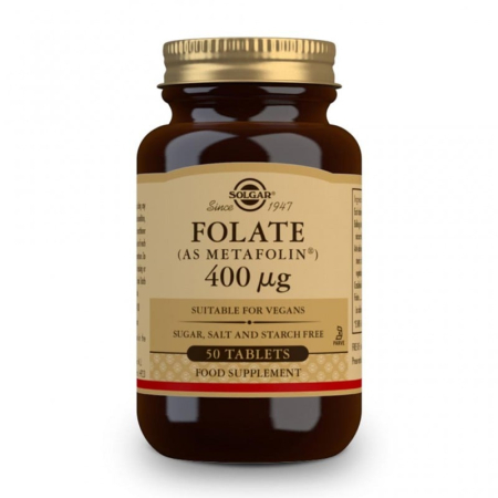 Siropuri de tuse - Folate (Metafolin) 400Mcg X 50Tb - Solgar