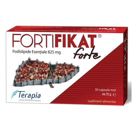 Protectie si Detoxifiere Hepatica - Fortifikat Forte 30 capsule moi Terapia