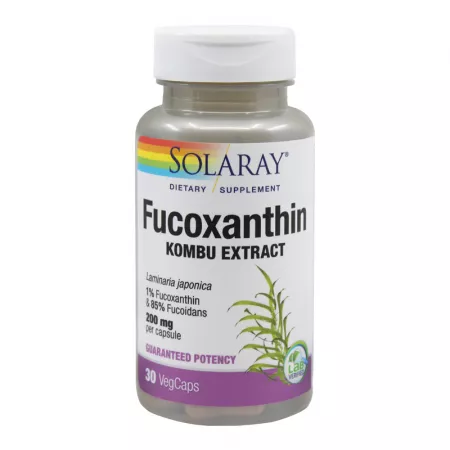 Biliar și hepatic - Fucoxanthin , 30 capsule