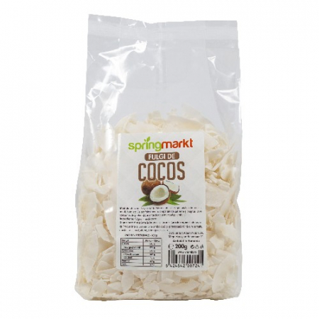 PRODUSE - Fulgi de Cocos, 200gr, springmarkt