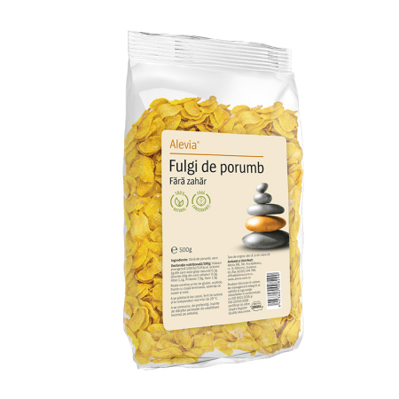 Suplimente alimentare - Fulgi de porumb Fără Zahăr 500g