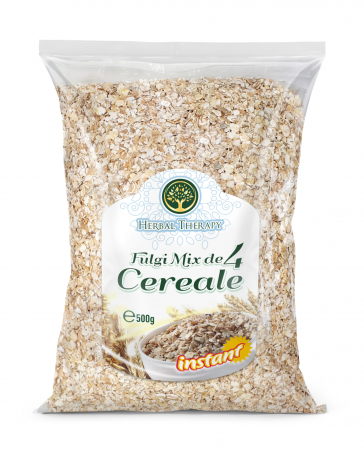 PRODUSE - Fulgi Mix de 4 cereale instant, 500 g