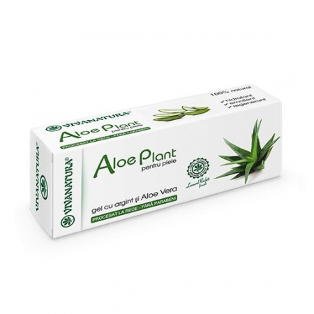 PRODUSE - Aloe Plant Pentru Piele Gel Cu Argint Si Aloe Vera X 20ML