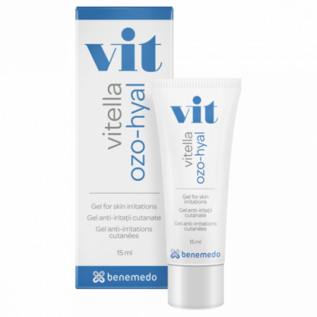 Dermato-cosmetice - Vitella Ozo-Hyal Gel antiiritatii cutanate, 15 ml
