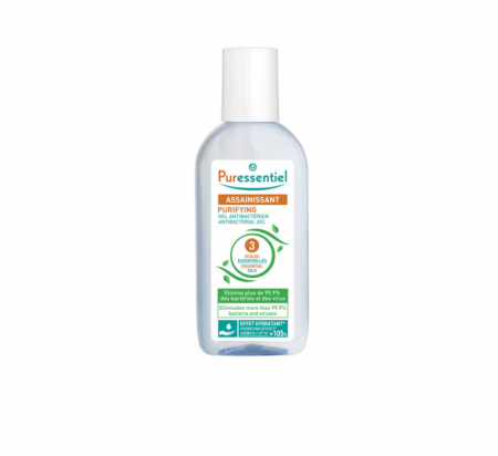 PRODUSE - Puressentiel Purifying Gel antibacterian pentru maini, 80 ml