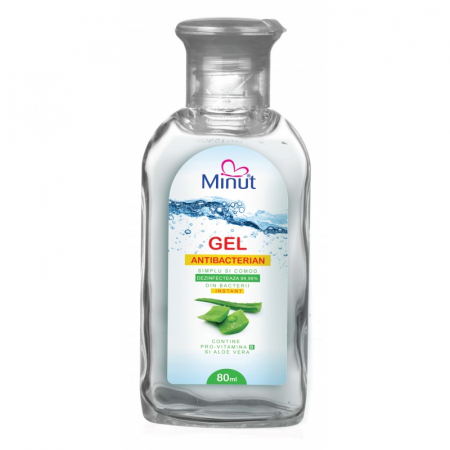 Dezinfectanți - Gel Antibacterian Minut, 80 ml