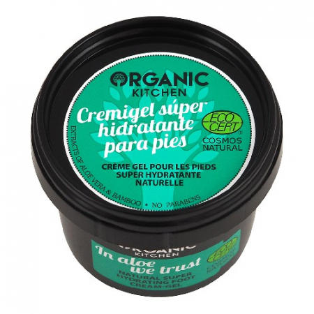 Circulatie periferica deficitara - Gel-crema pentru picioare cu Aloe Vera, 100ml, Organic Kitchen