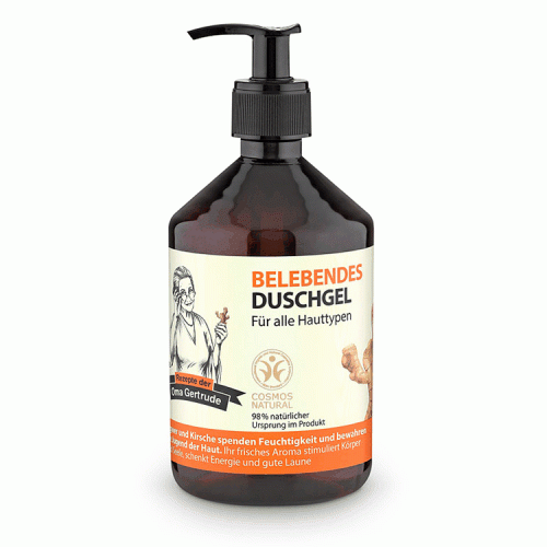 Circulatie periferica deficitara - Gel de dus tonifiant bio 500ml Oma Gertrude