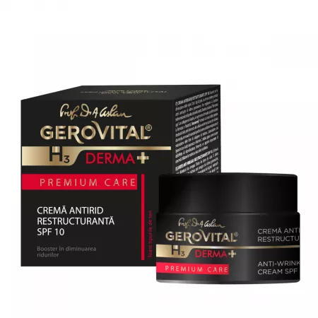 PRODUSE - Gerovital Crema antirid restructuranta SPF10 , 50ml