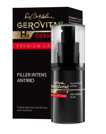 Altele - Gerovital H3 Derma+ Premium Care Filler intens antirid ser concentrat (4810), 15 ml