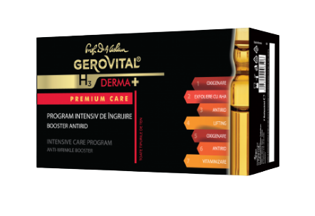 Altele - Gerovital H3 Derma+ Premium Care Program intensiv de ingrijire a tenului impotriva imbatranirii (4840), 7 fiole
