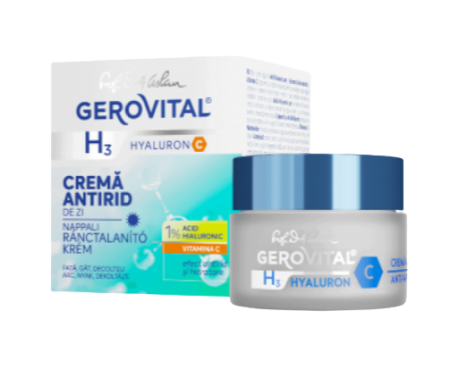 Ingrijire Fata - Gerovital H3 Hyaluron C Cremă Antirid de Zi 50 ml