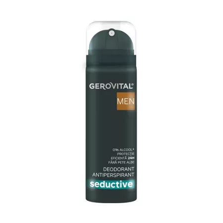Altele - Gerovital Men Deodorant Antiperspirant Seductive , 150ml
